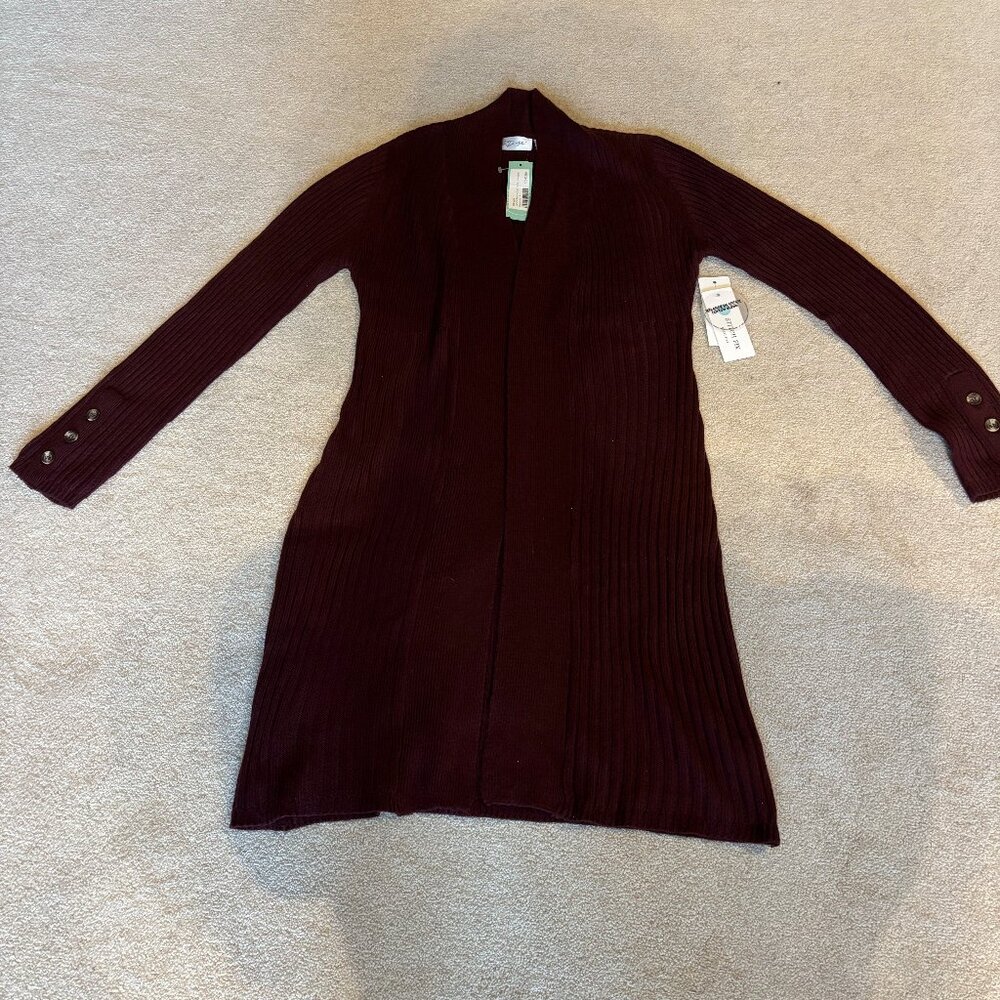 Burgundy Cardigan